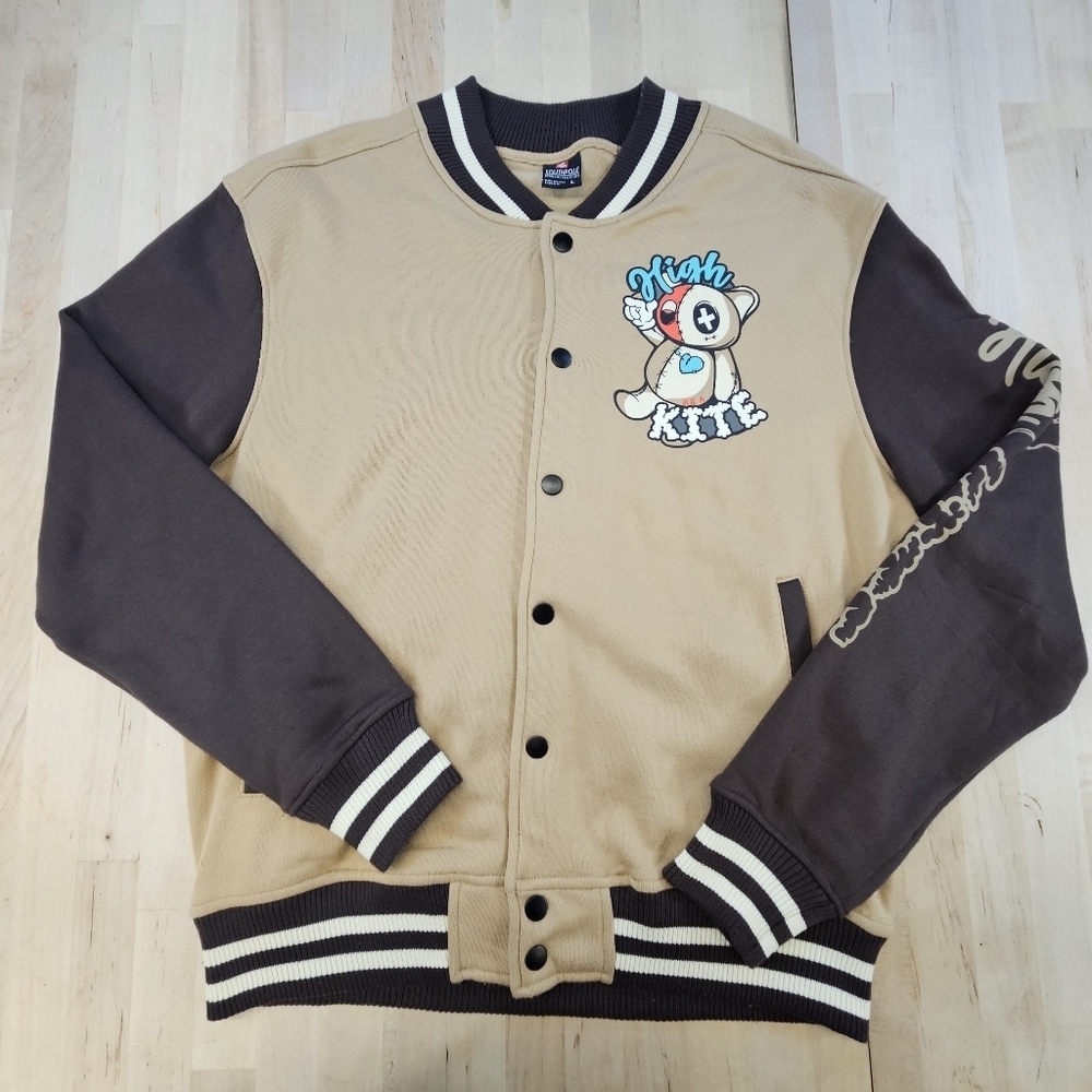 Y2K Southpole Varsity Jacket “High As a Kite” Skater Grunge Hip Hop Mens Large
